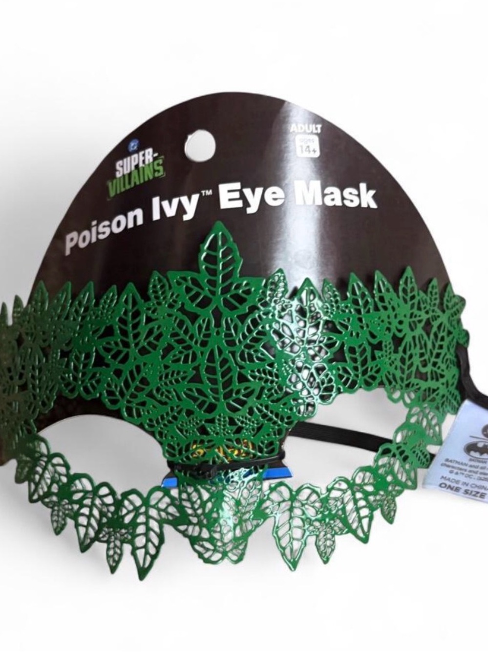 Spirit Poison Ivy Leaf Lace Eye Mask in Green